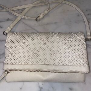 Elegant White Quilted Women's Bag